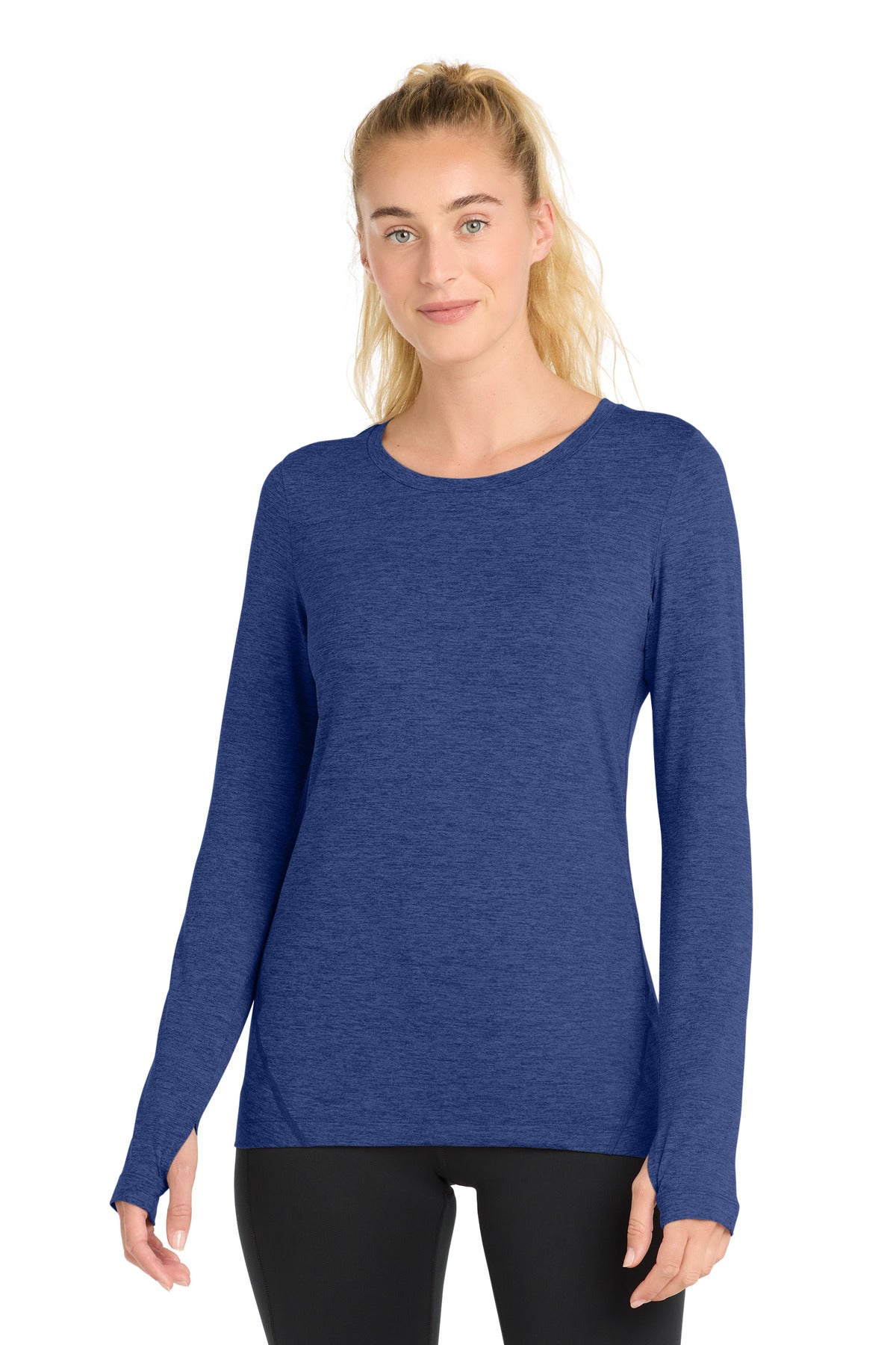Sport-Tek    Women's Exchange 1.5 Long Sleeve Crew. LST710