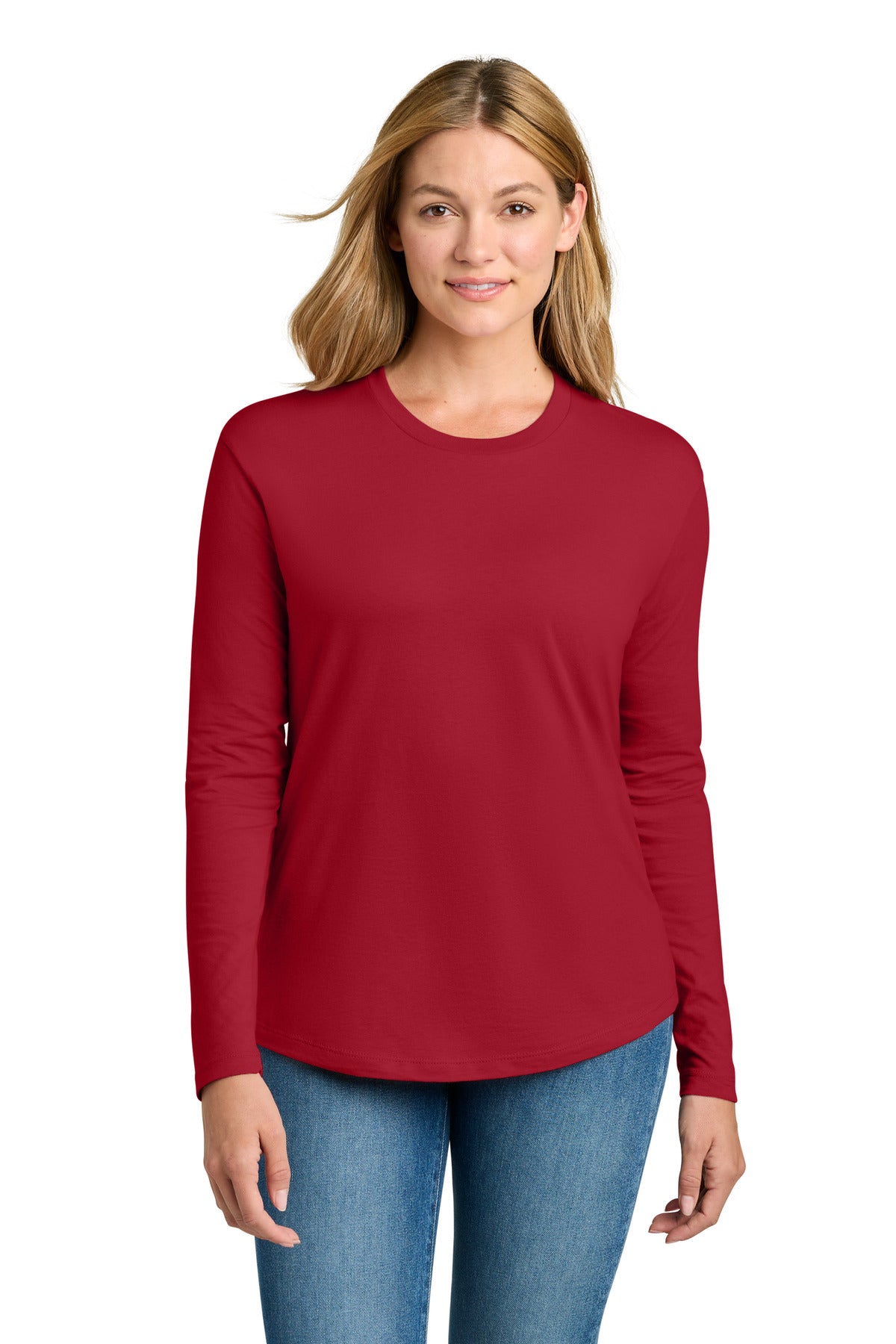 Next Level Apparel   Women's Cotton Relaxed Long Sleeve Tee NL3911