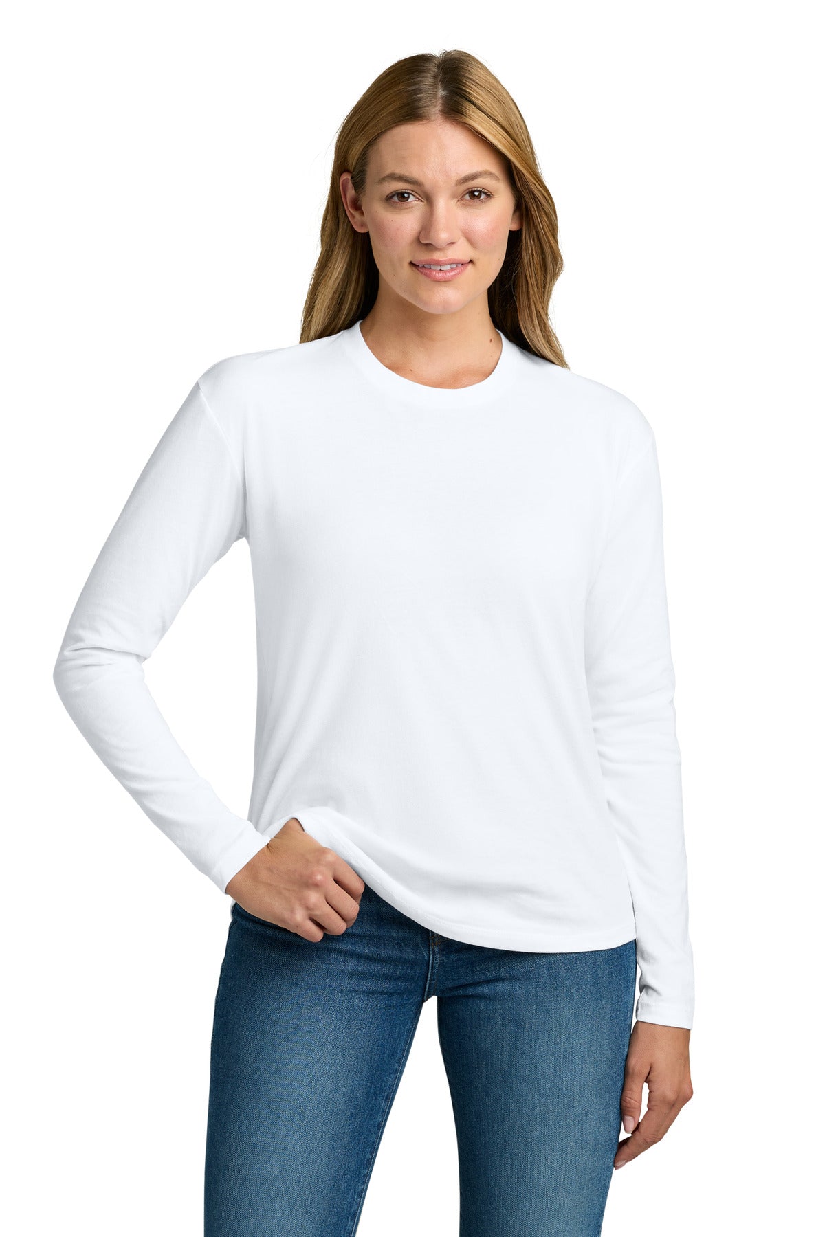 Next Level Apparel   Women's Cotton Relaxed Long Sleeve Tee NL3911