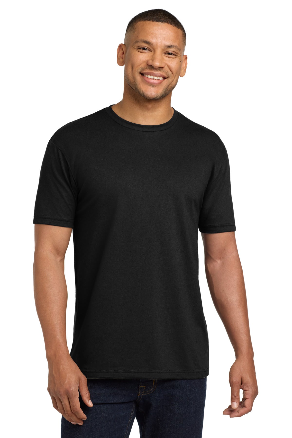 Next Level Apparel    Adult CVC Sueded Tee. NL6410