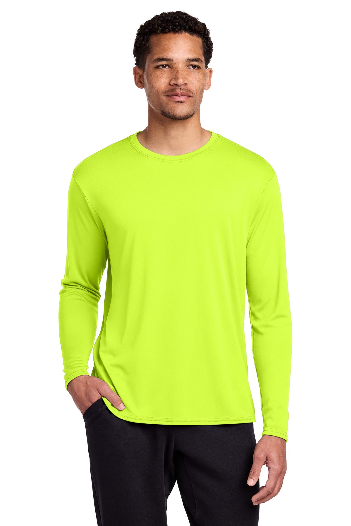 Port & Co   Long Sleeve Performance Tee. PC380LS