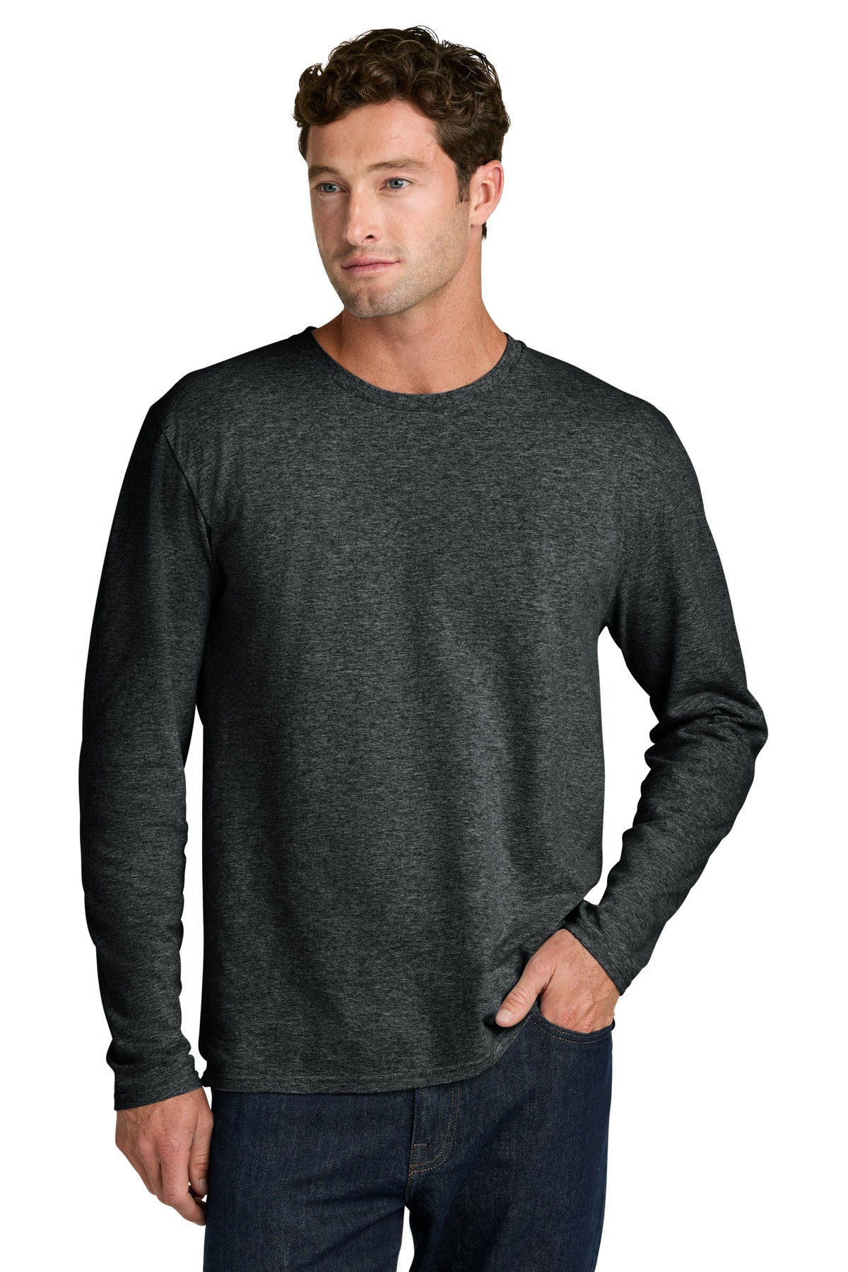 Port & Co   Easy Cotton Long Sleeve Tee PC43LS