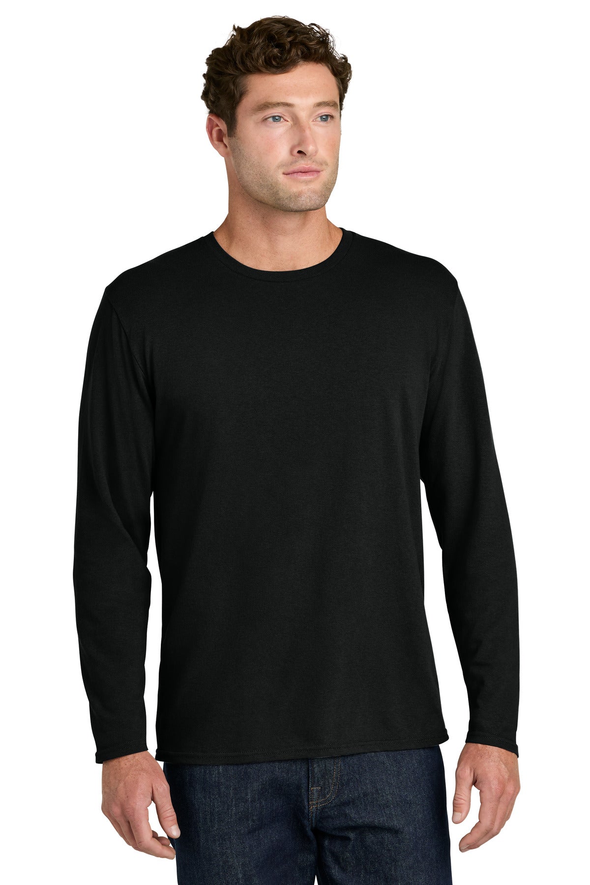 Port & Co   Easy Cotton Long Sleeve Tee PC43LS