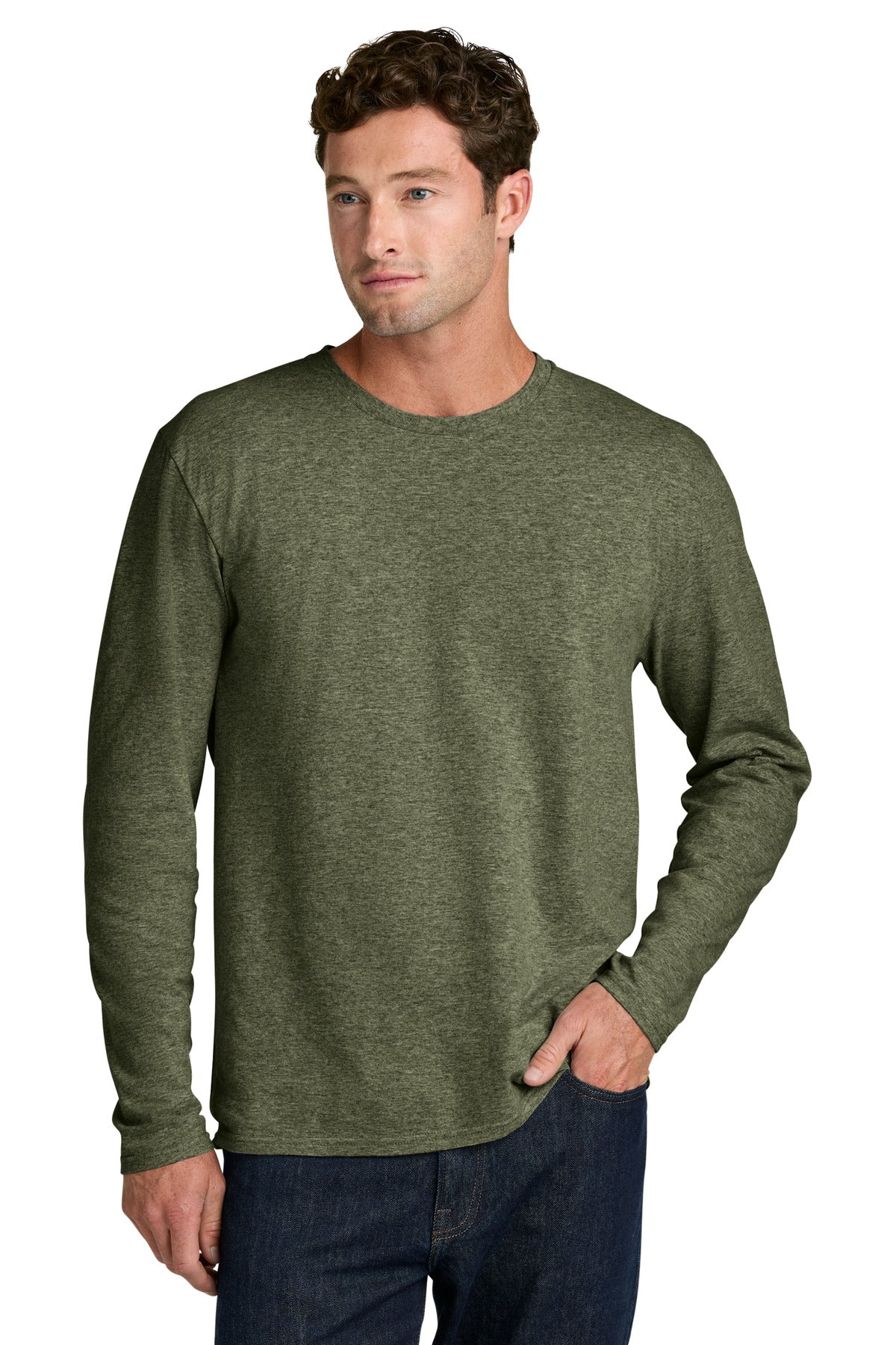 Port & Co   Easy Cotton Long Sleeve Tee PC43LS