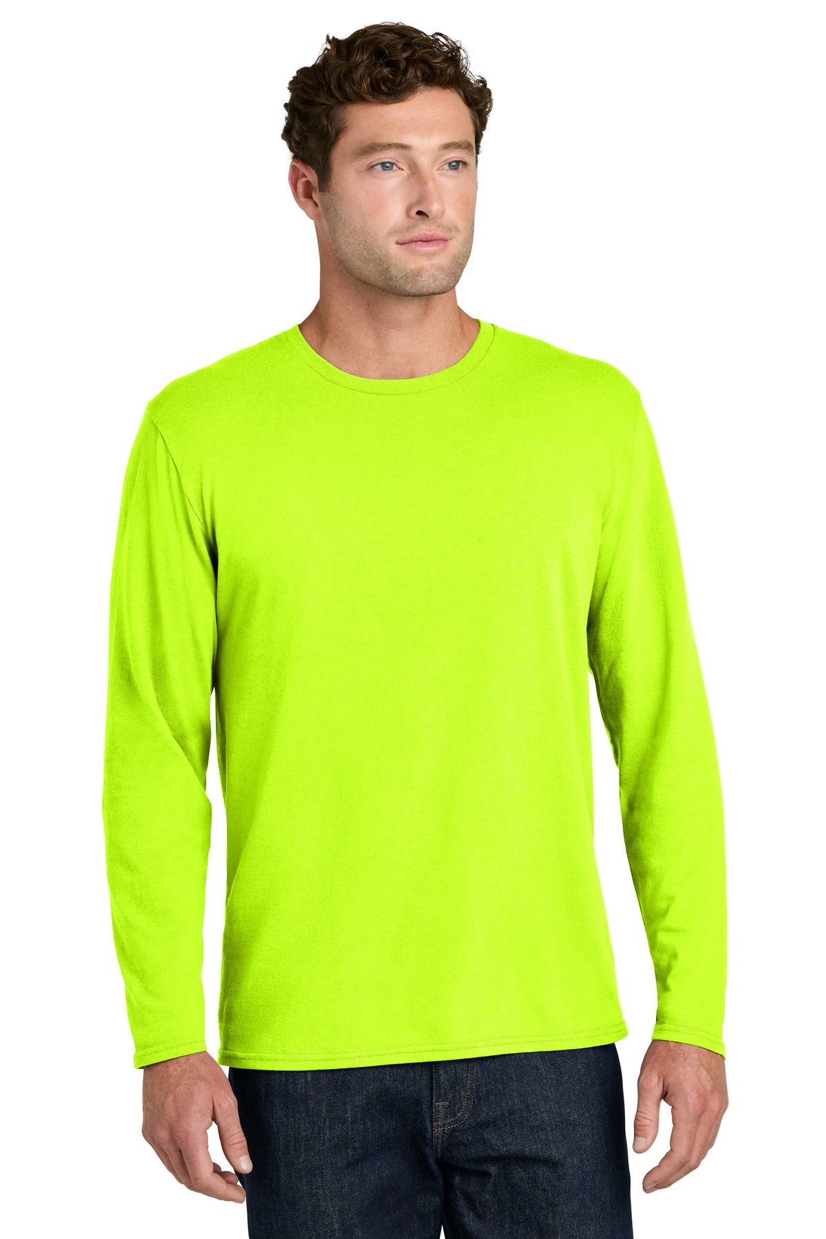 Port & Co   Easy Cotton Long Sleeve Tee PC43LS