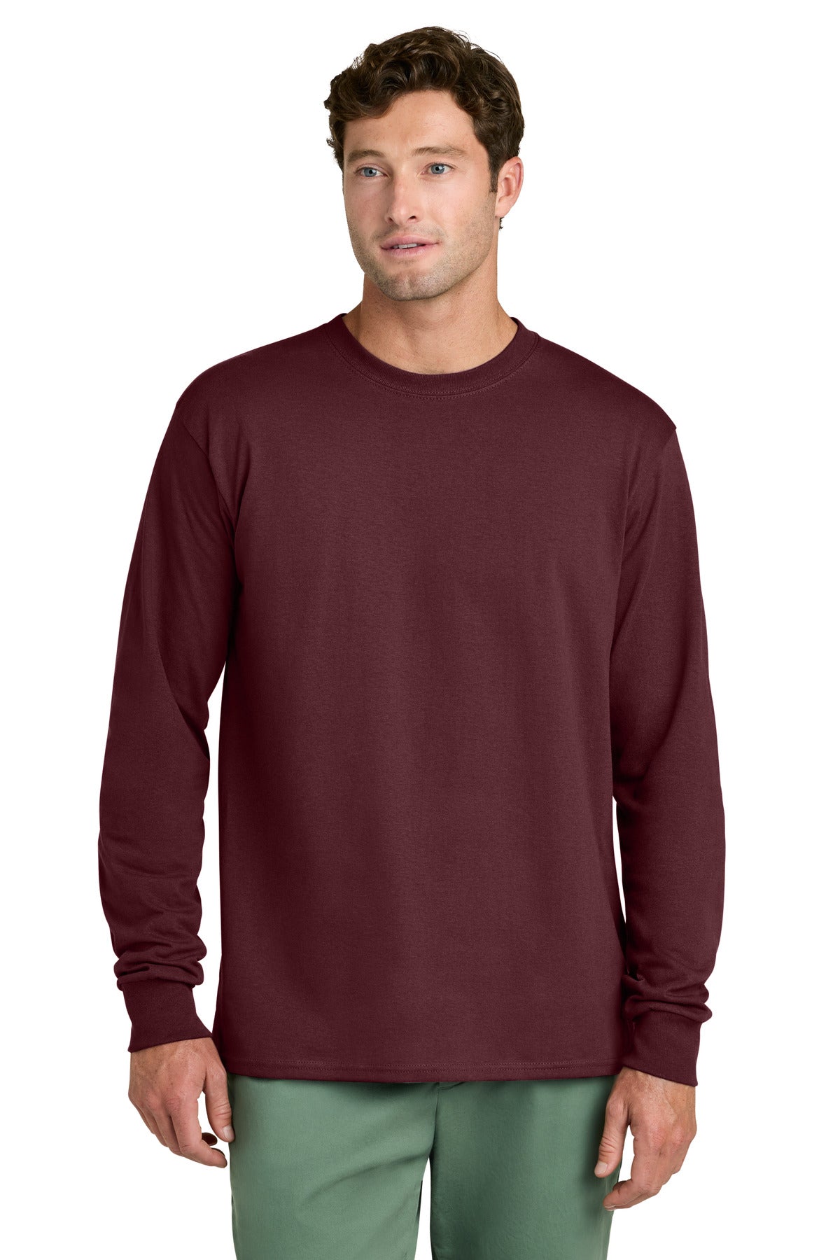 Port & Co   Long Sleeve Core Cotton Tee. PC54LS