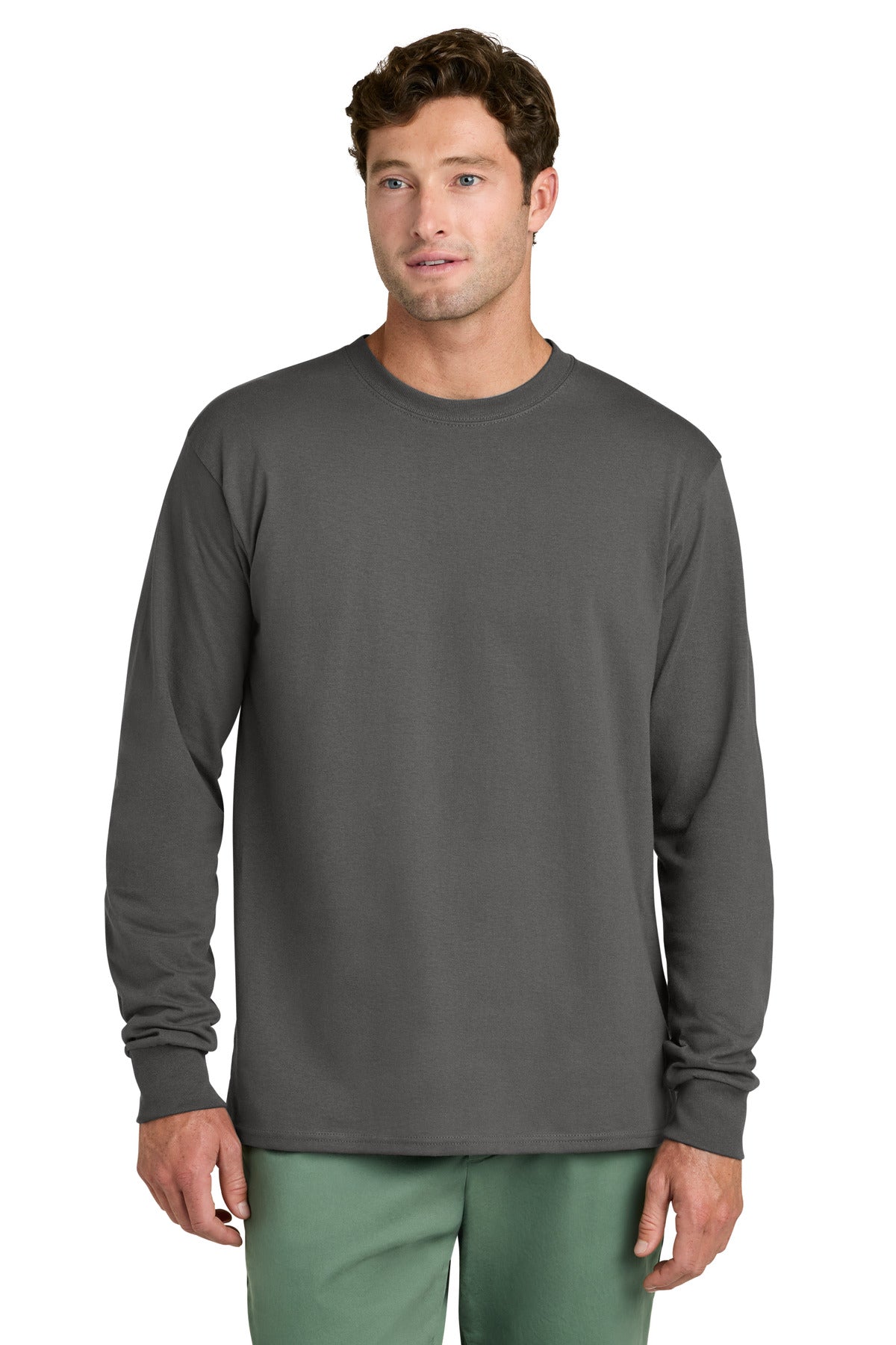 Port & Co   Long Sleeve Core Cotton Tee. PC54LS