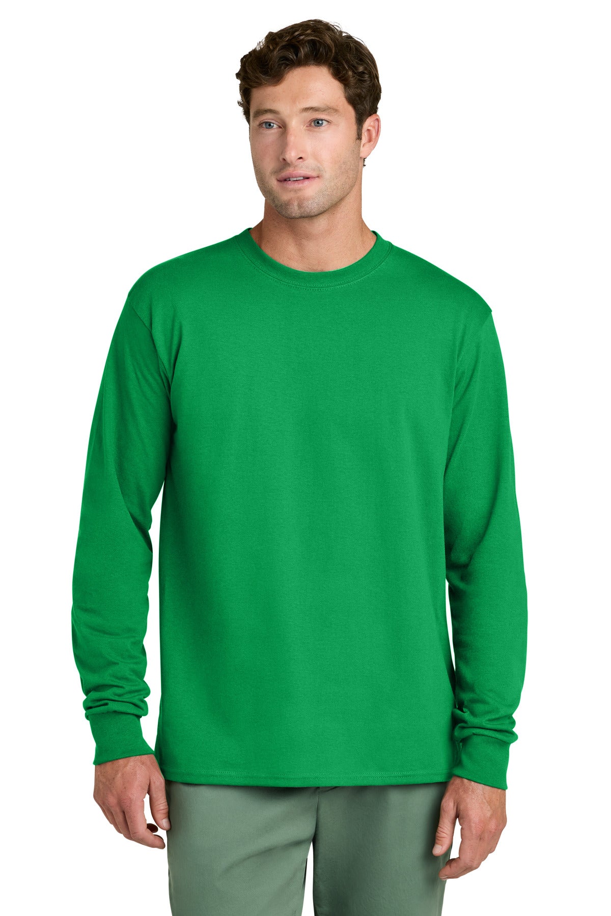Port & Co   Long Sleeve Core Cotton Tee. PC54LS