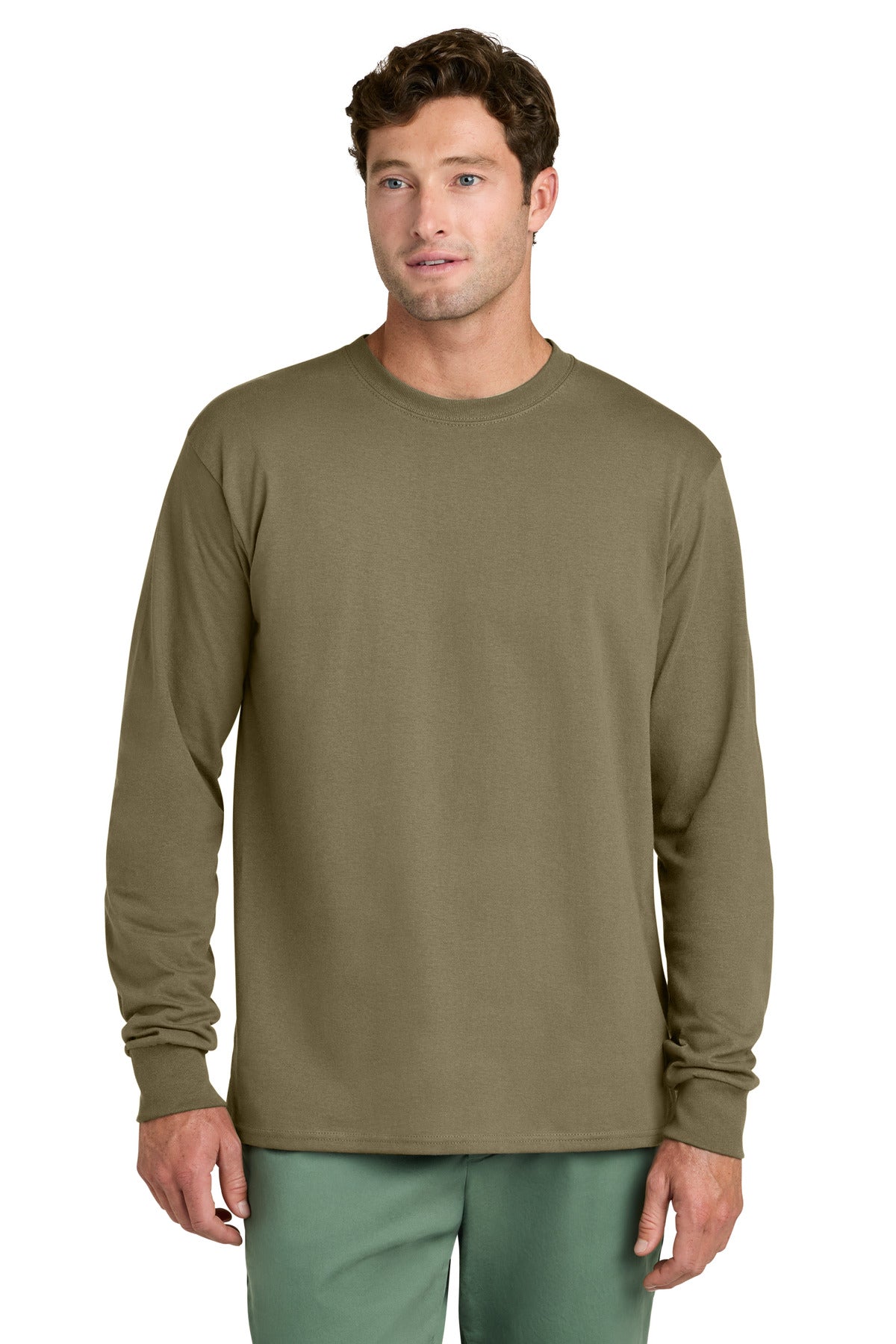 Port & Co   Long Sleeve Core Cotton Tee. PC54LS
