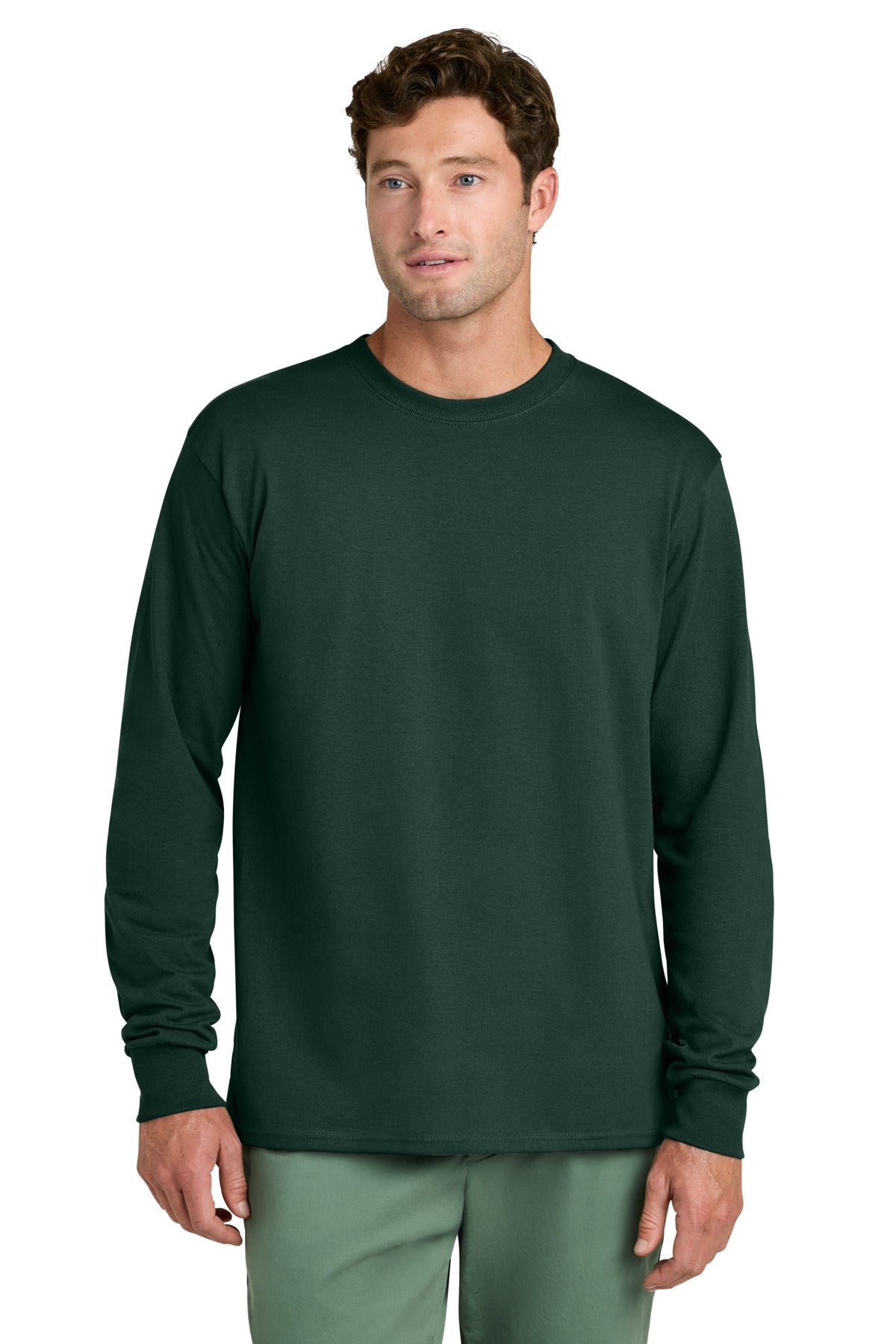 Port & Co   Long Sleeve Core Cotton Tee. PC54LS