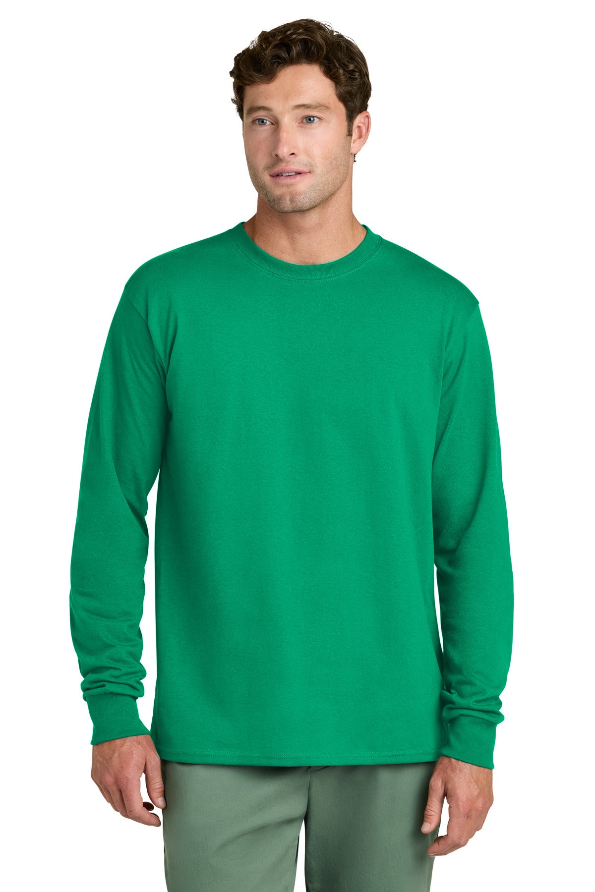 Port & Co   Long Sleeve Core Cotton Tee. PC54LS