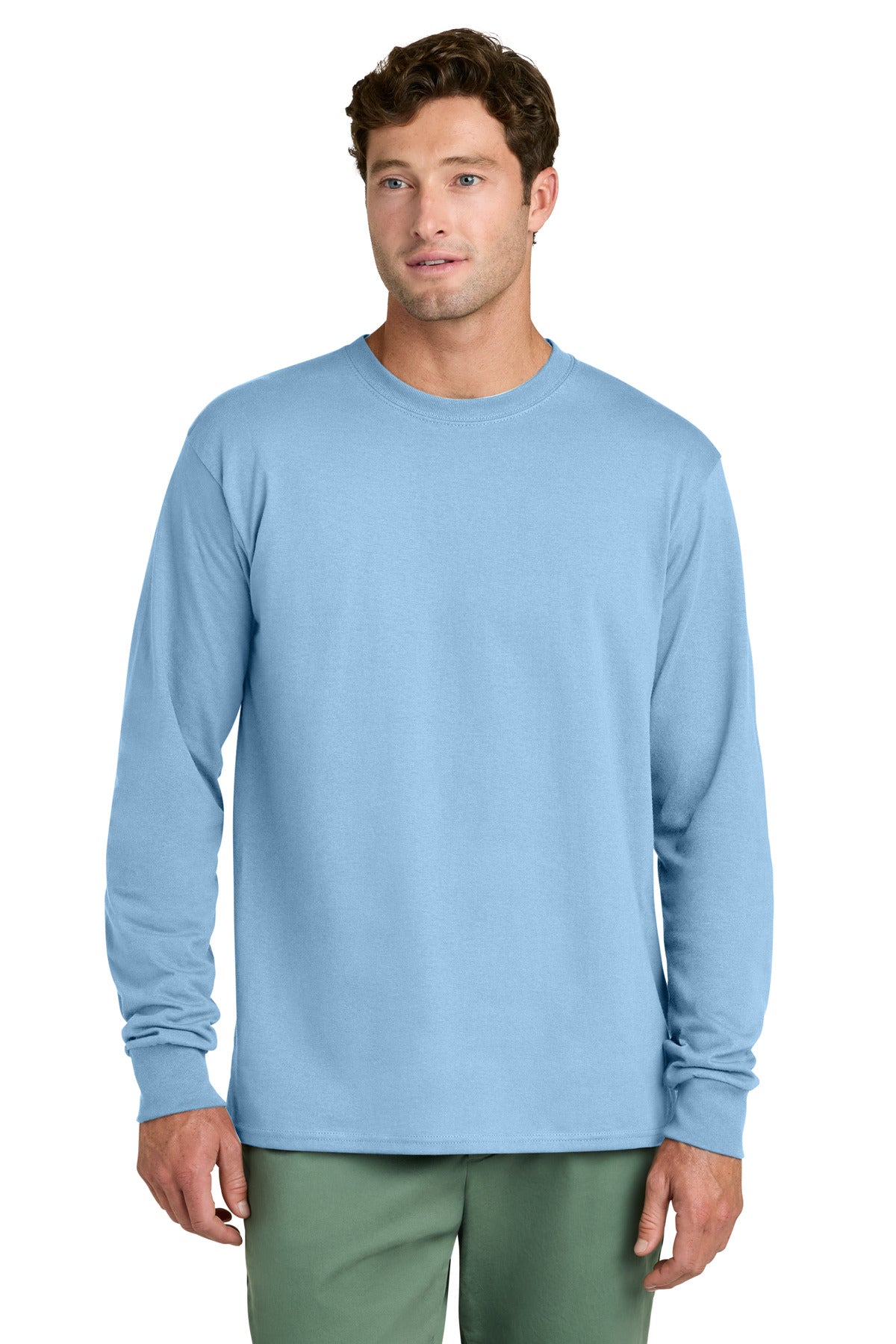 Port & Co   Long Sleeve Core Cotton Tee. PC54LS