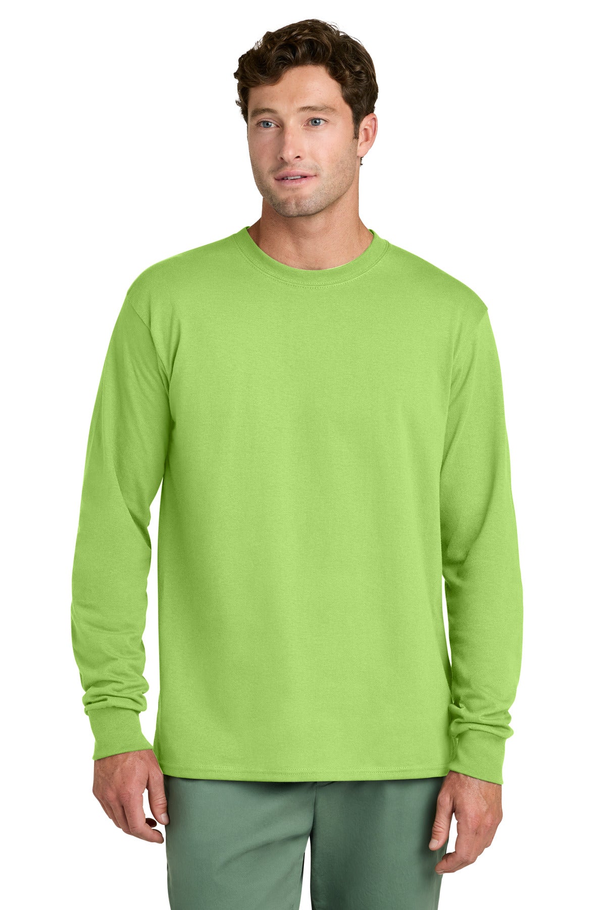 Port & Co   Long Sleeve Core Cotton Tee. PC54LS