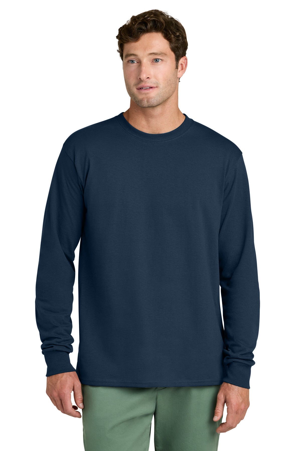 Port & Co   Long Sleeve Core Cotton Tee. PC54LS