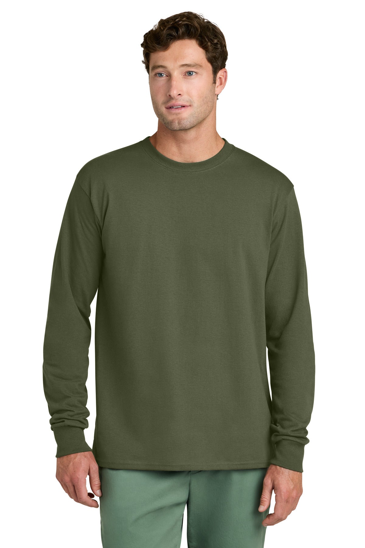 Port & Co   Long Sleeve Core Cotton Tee. PC54LS