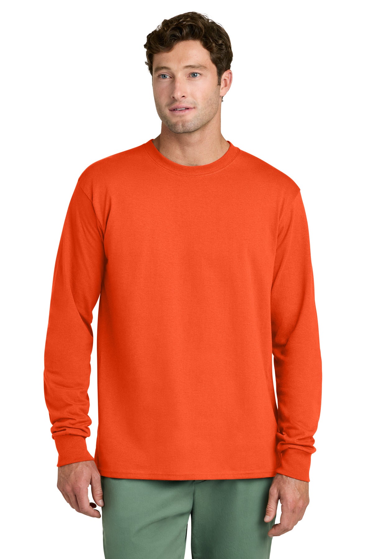 Port & Co   Long Sleeve Core Cotton Tee. PC54LS
