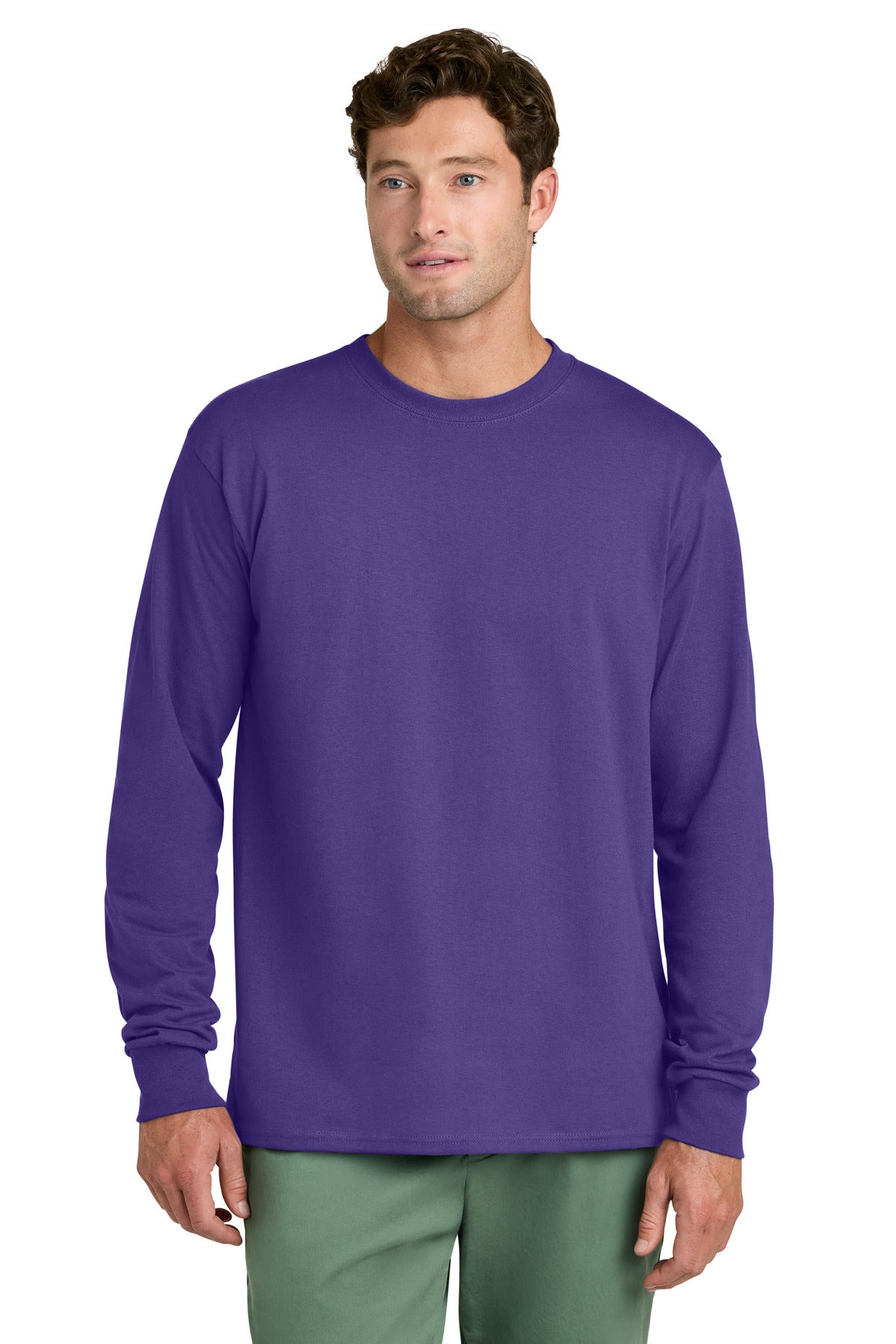 Port & Co   Long Sleeve Core Cotton Tee. PC54LS