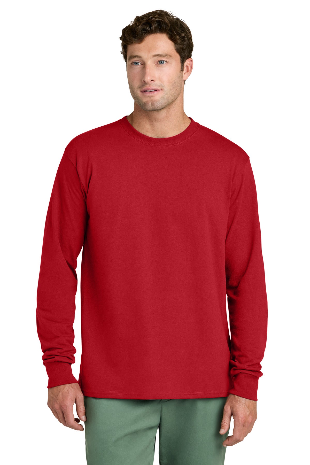 Port & Co   Long Sleeve Core Cotton Tee. PC54LS