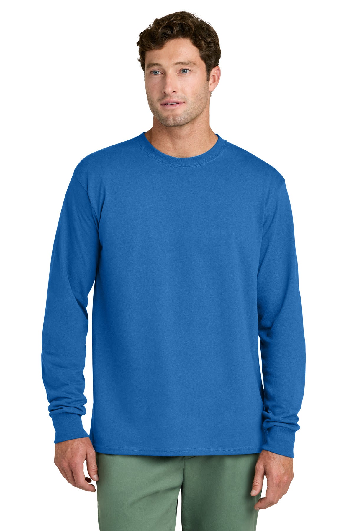 Port & Co   Long Sleeve Core Cotton Tee. PC54LS