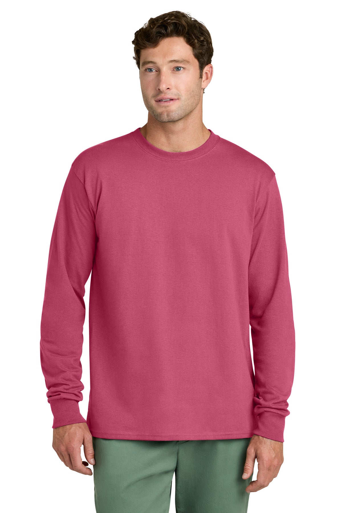 Port & Co   Long Sleeve Core Cotton Tee. PC54LS