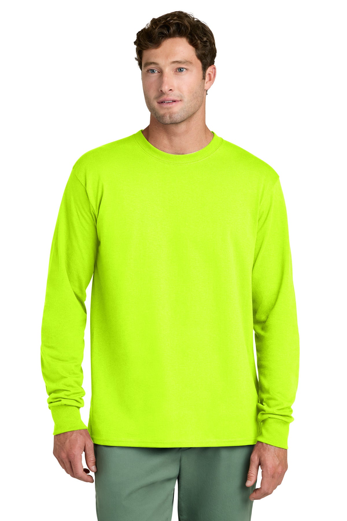 Port & Co   Long Sleeve Core Cotton Tee. PC54LS
