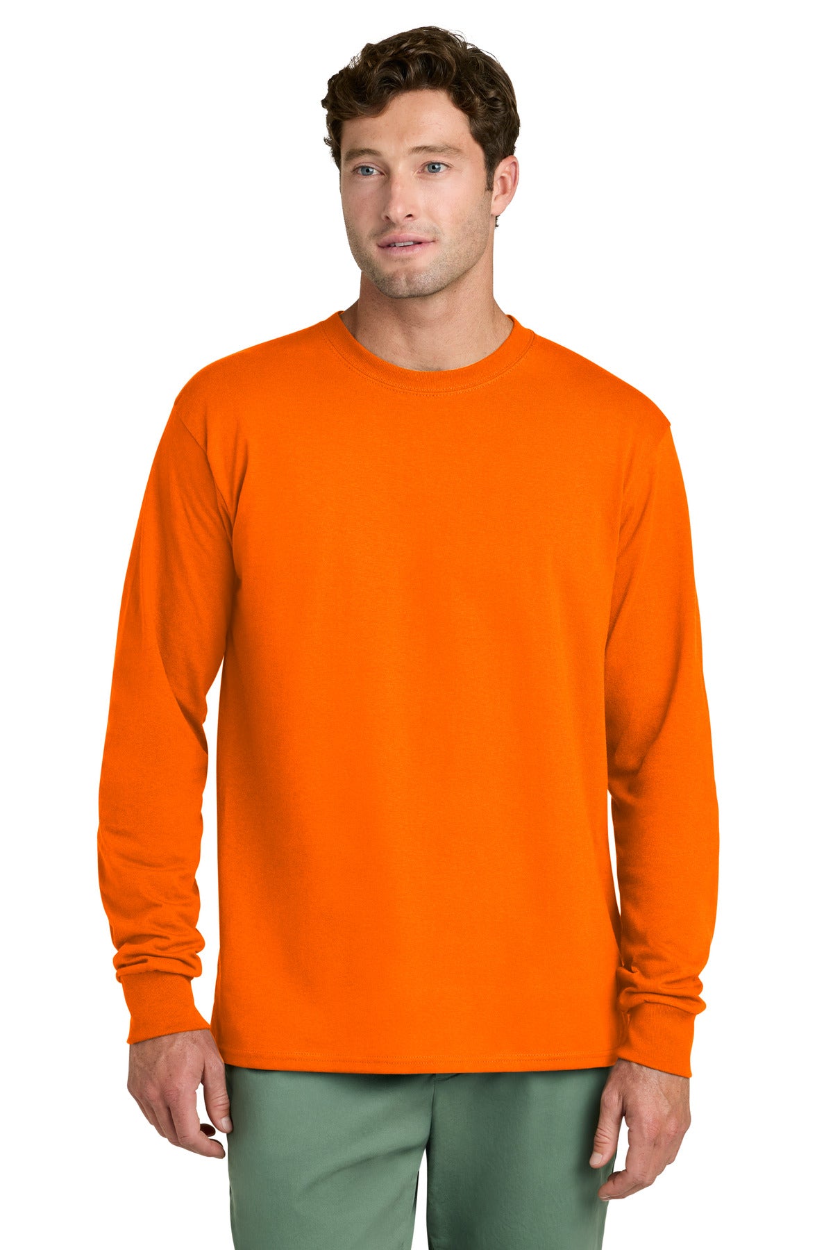 Port & Co   Long Sleeve Core Cotton Tee. PC54LS