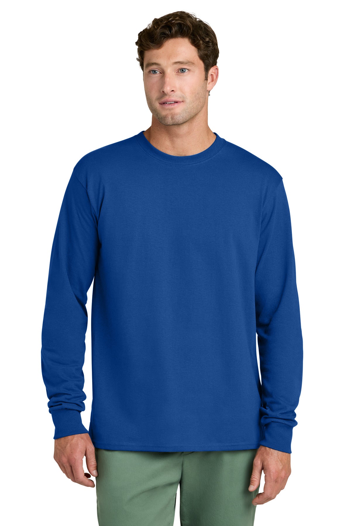 Port & Co   Long Sleeve Core Cotton Tee. PC54LS
