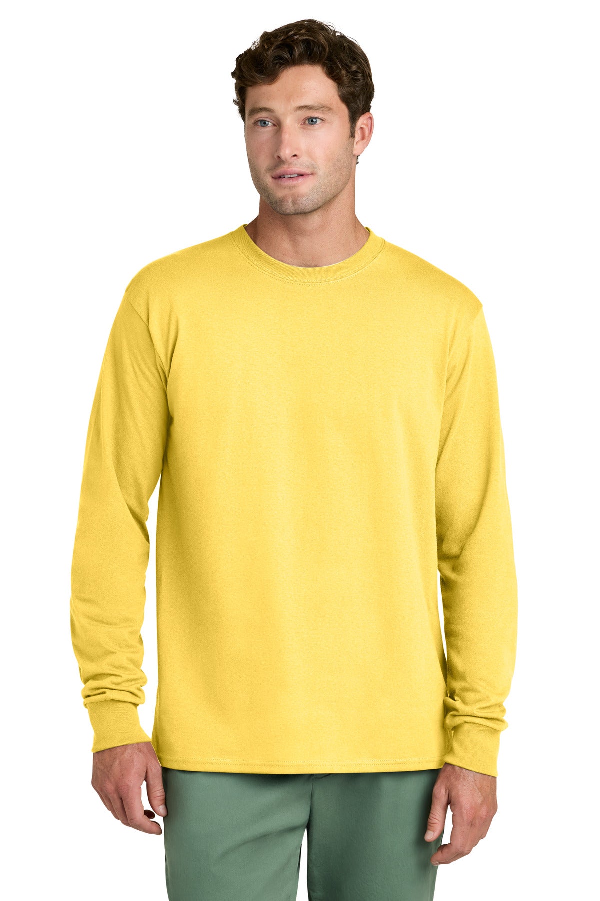 Port & Co   Long Sleeve Core Cotton Tee. PC54LS