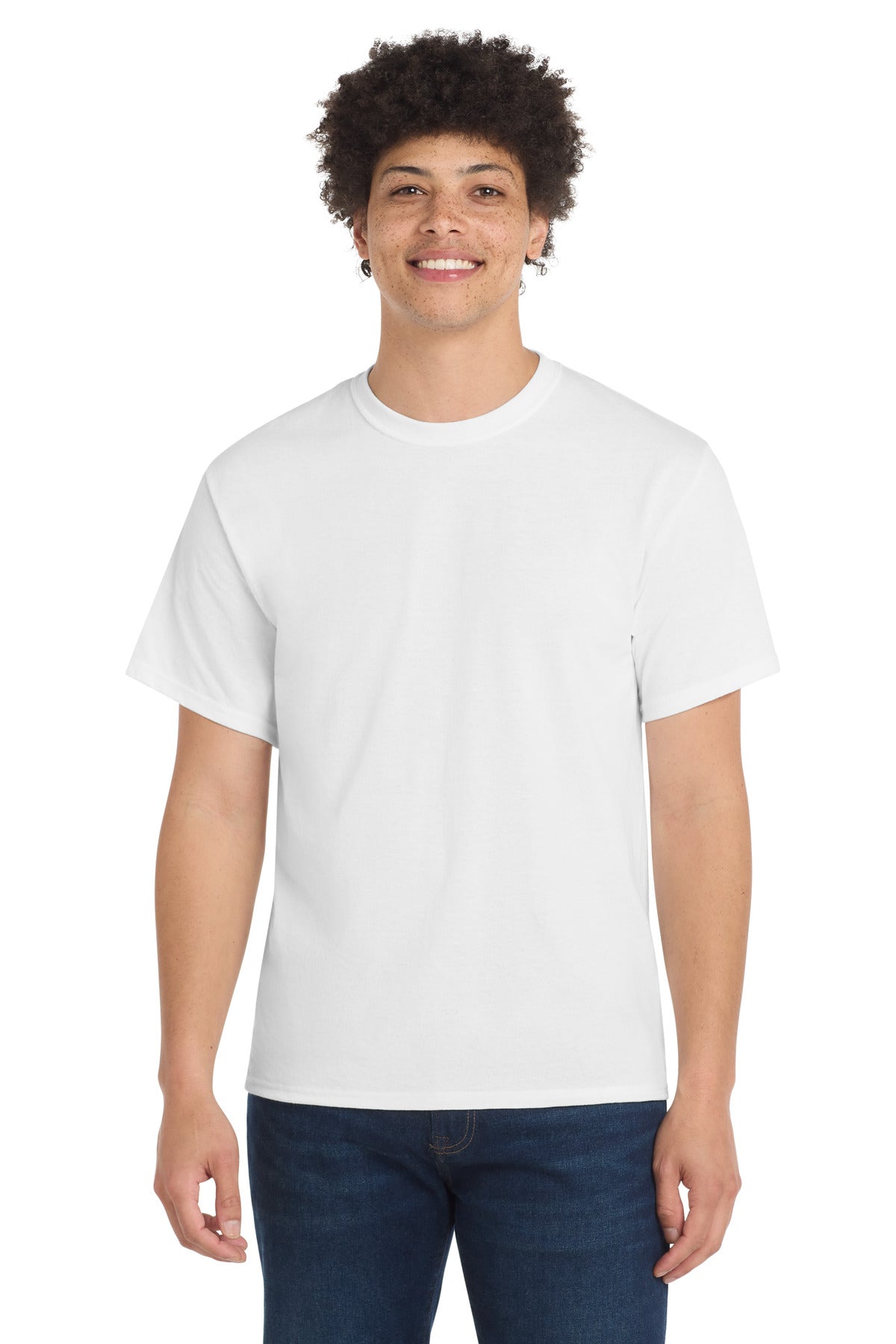 Port & Co   Core Blend Tee.  PC55