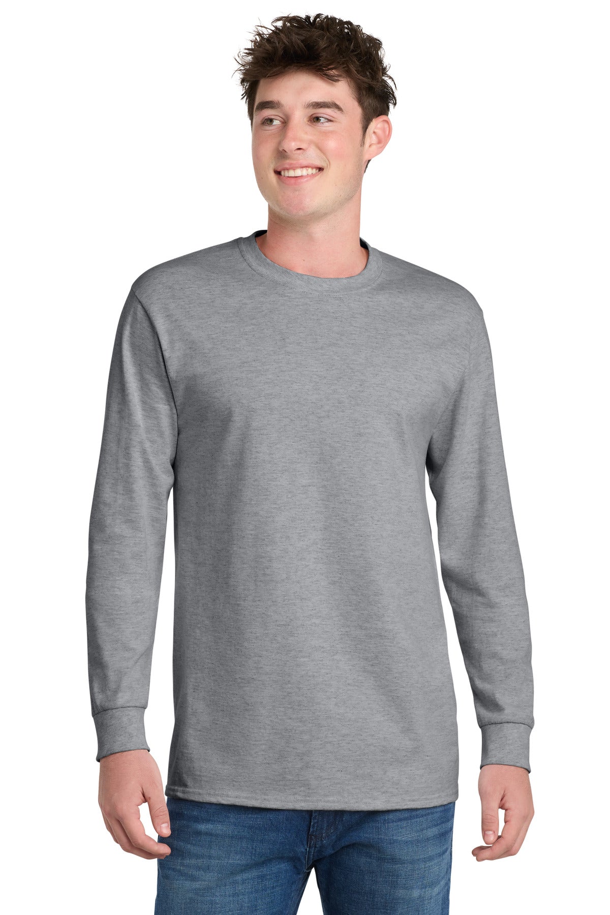 Port & Co   Long Sleeve Essential Tee. PC61LS