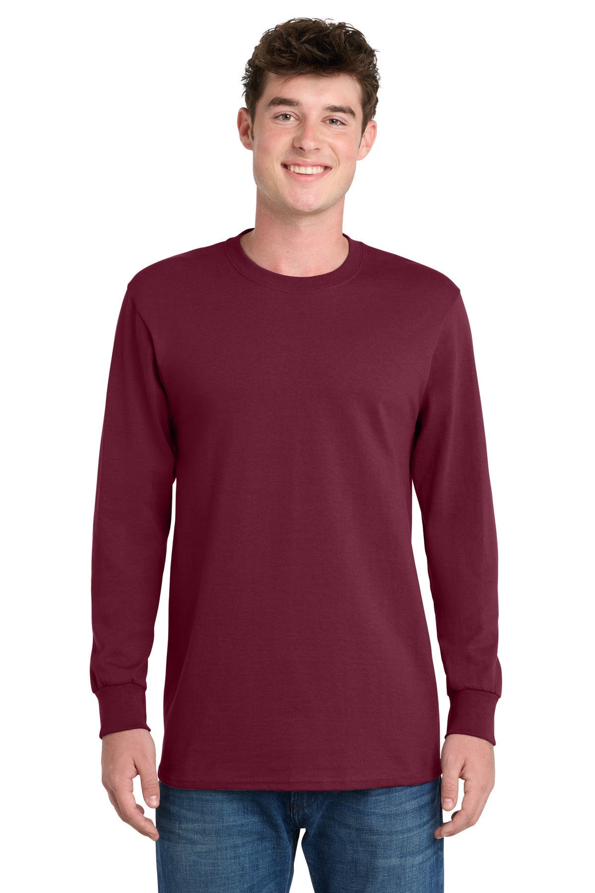 Port & Co   Long Sleeve Essential Tee. PC61LS