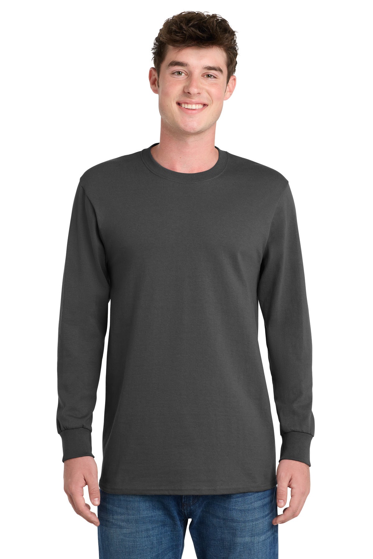 Port & Co   Long Sleeve Essential Tee. PC61LS