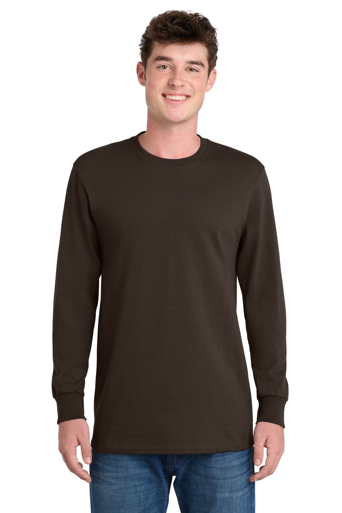 Port & Co   Long Sleeve Essential Tee. PC61LS