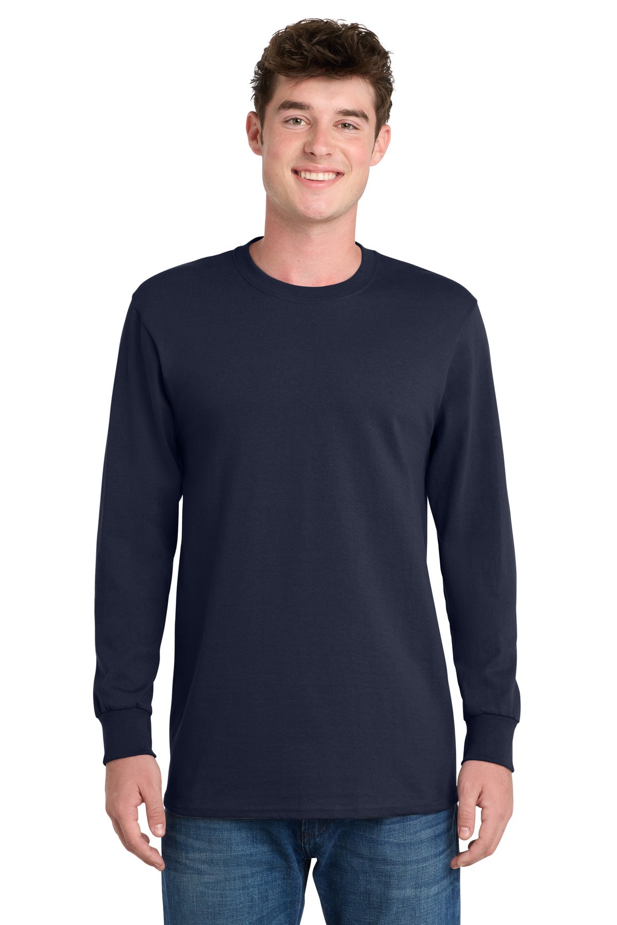 Port & Co   Long Sleeve Essential Tee. PC61LS