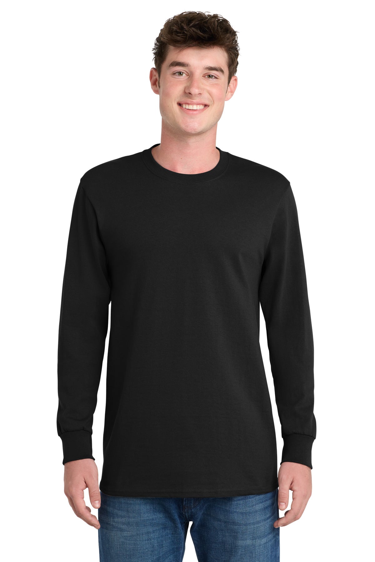 Port & Co   Long Sleeve Essential Tee. PC61LS