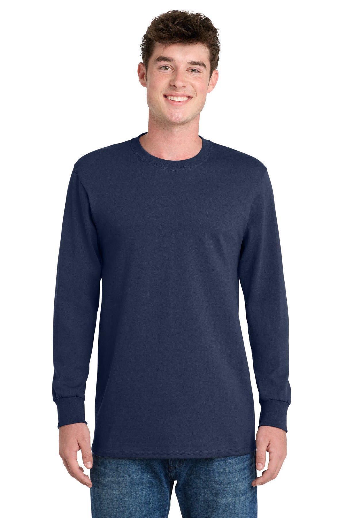 Port & Co   Long Sleeve Essential Tee. PC61LS