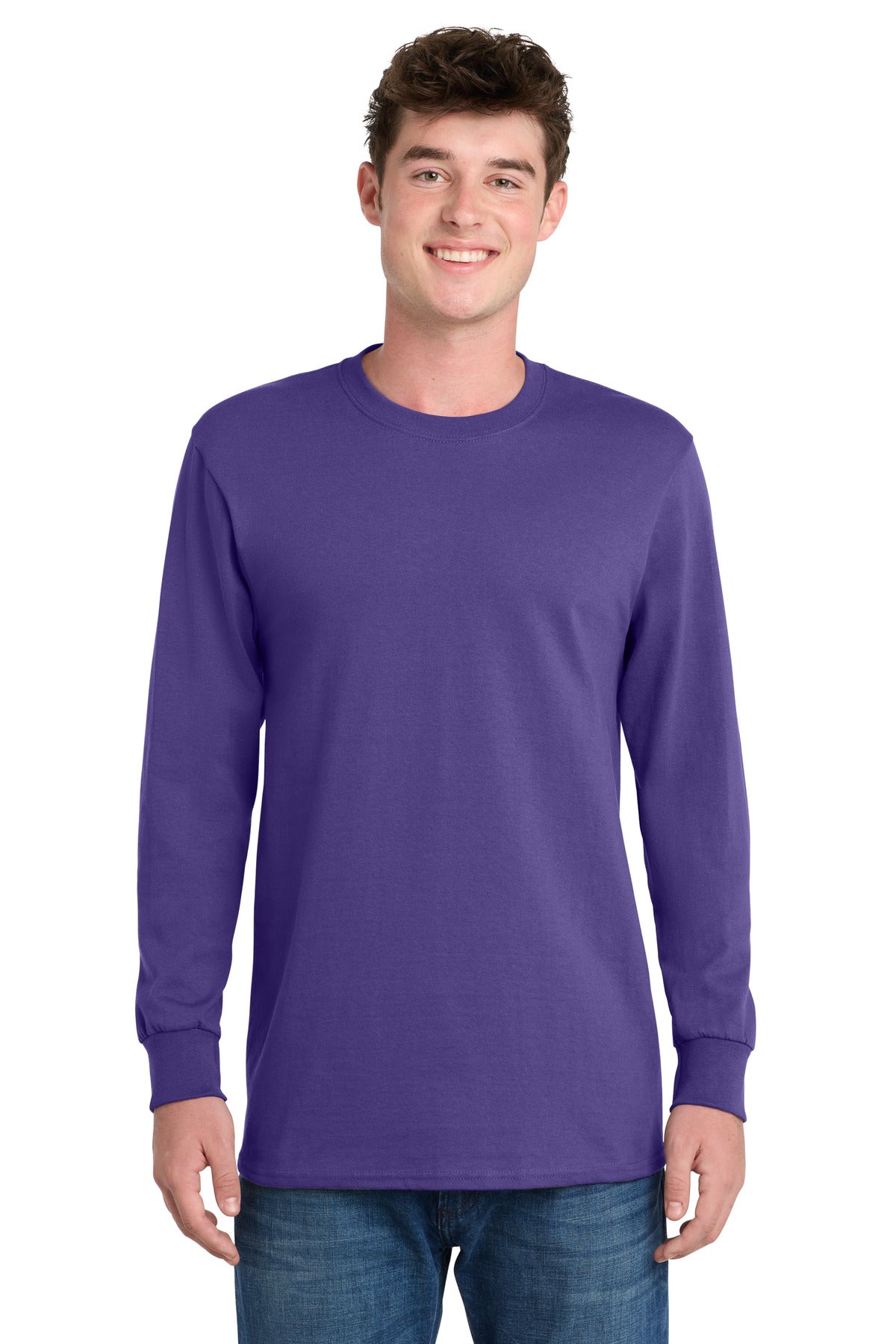 Port & Co   Long Sleeve Essential Tee. PC61LS