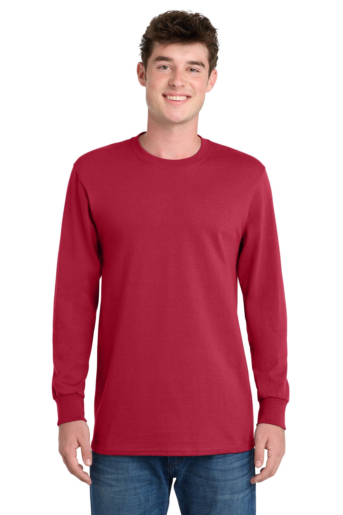 Port & Co   Long Sleeve Essential Tee. PC61LS