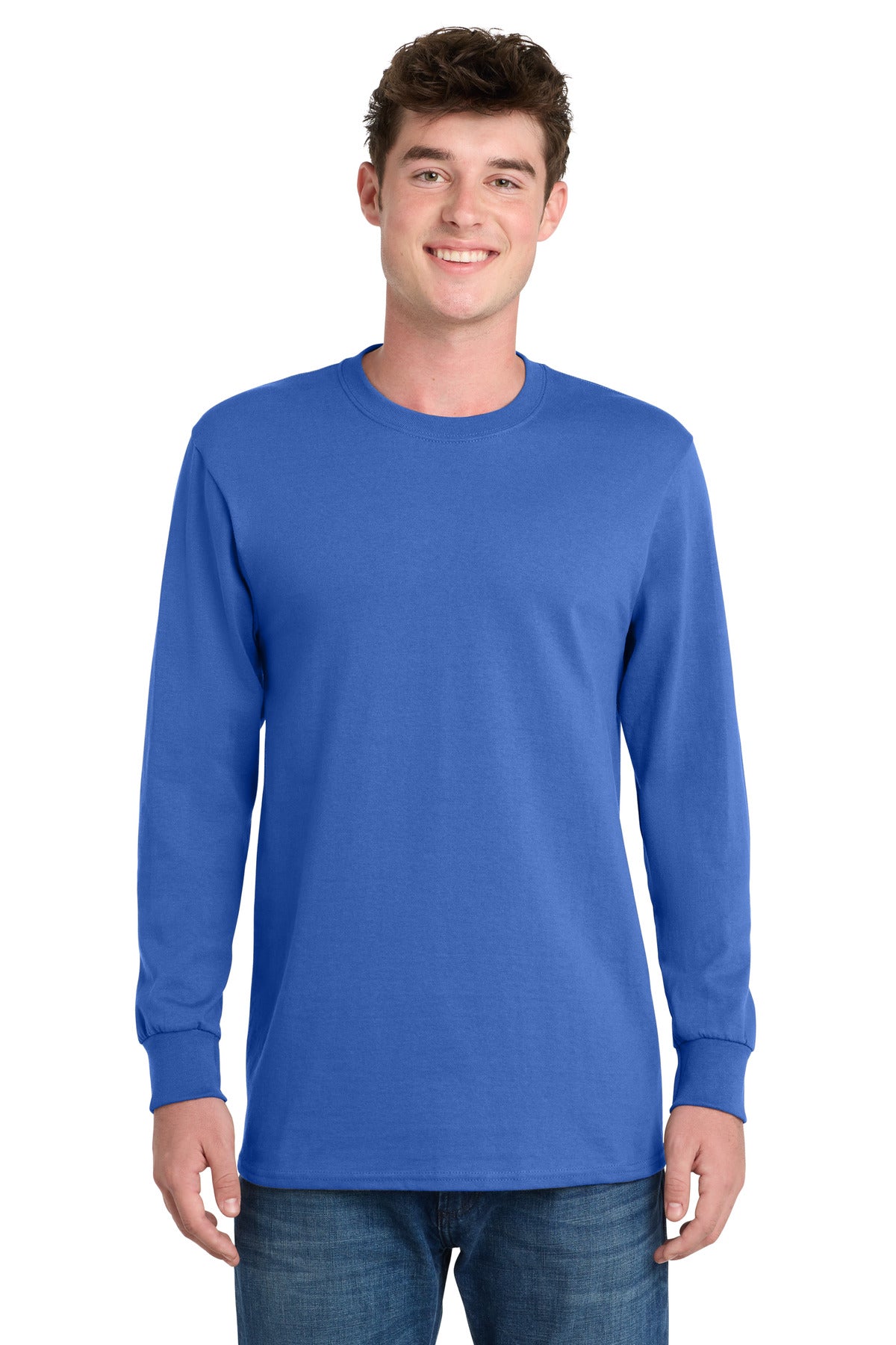 Port & Co   Long Sleeve Essential Tee. PC61LS
