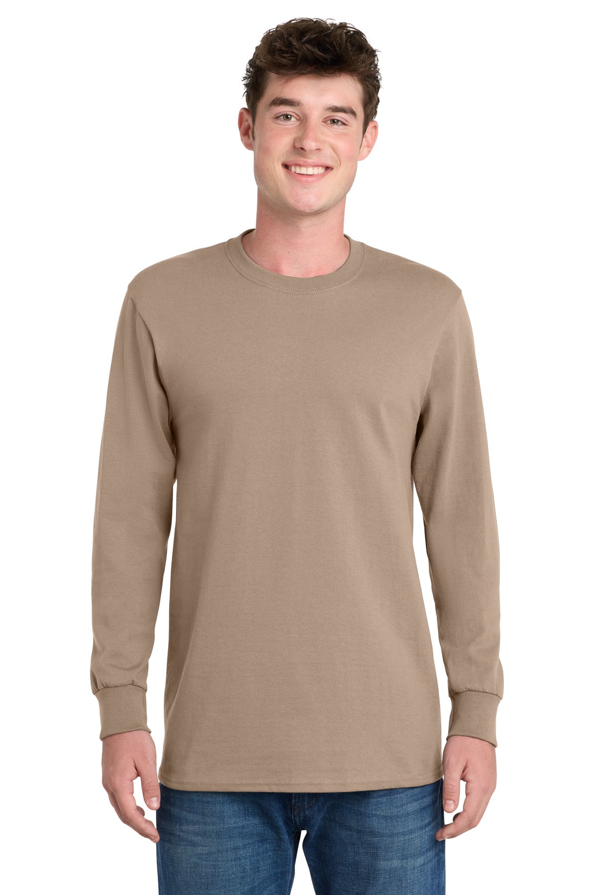 Port & Co   Long Sleeve Essential Tee. PC61LS