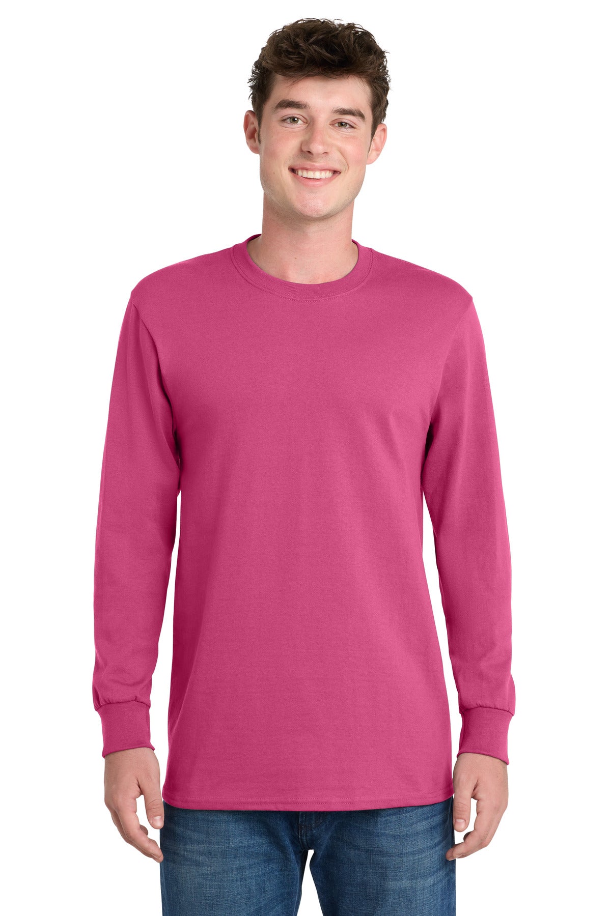 Port & Co   Long Sleeve Essential Tee. PC61LS