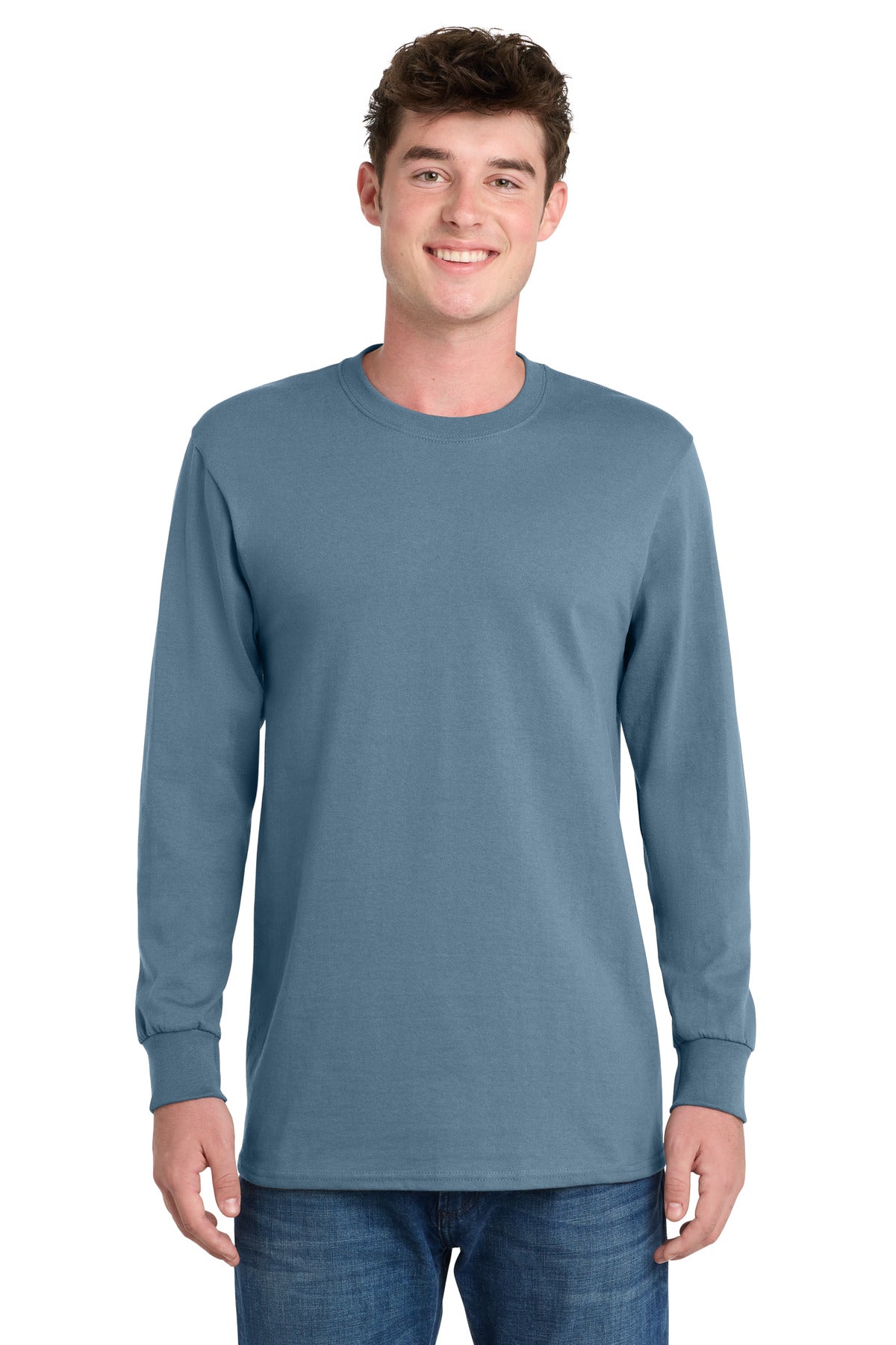 Port & Co   Long Sleeve Essential Tee. PC61LS