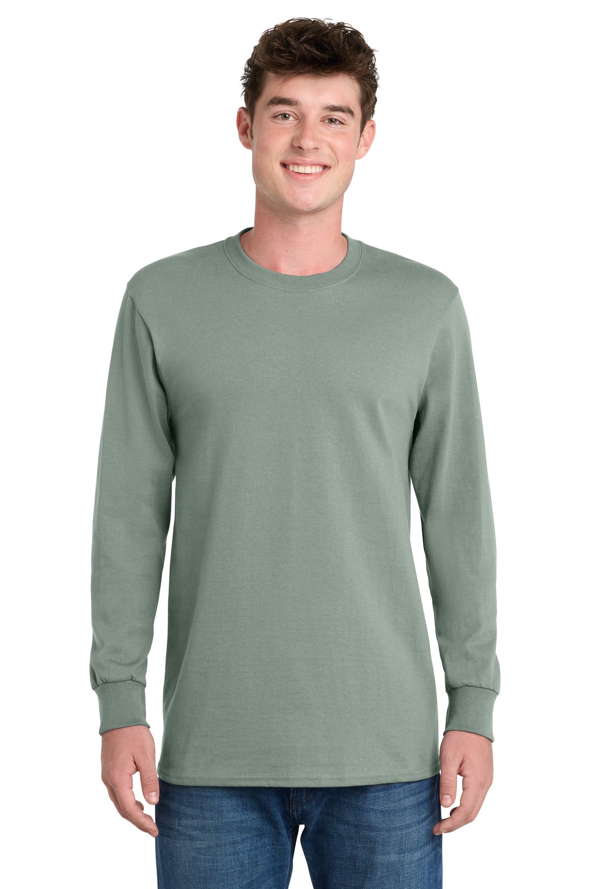 Port & Co   Long Sleeve Essential Tee. PC61LS