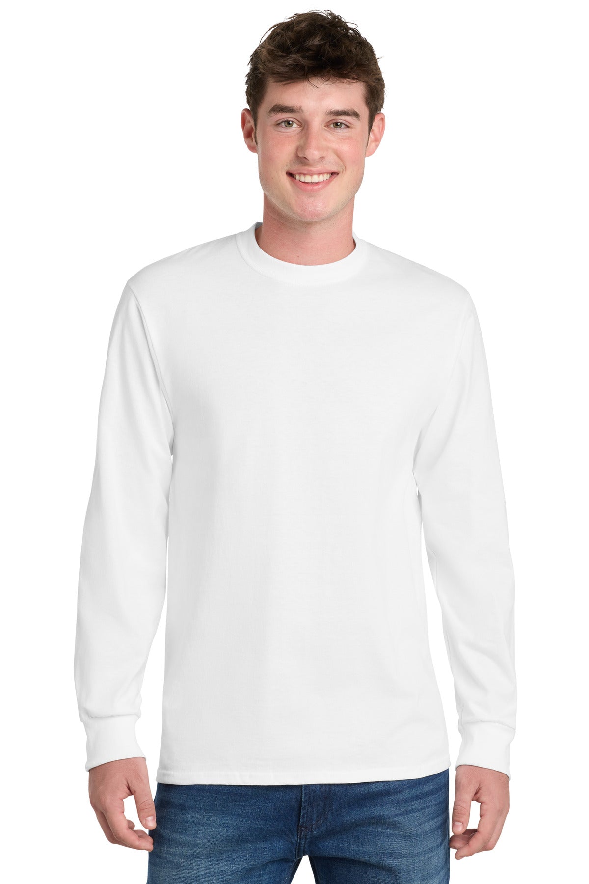 Port & Co   Long Sleeve Essential Tee. PC61LS