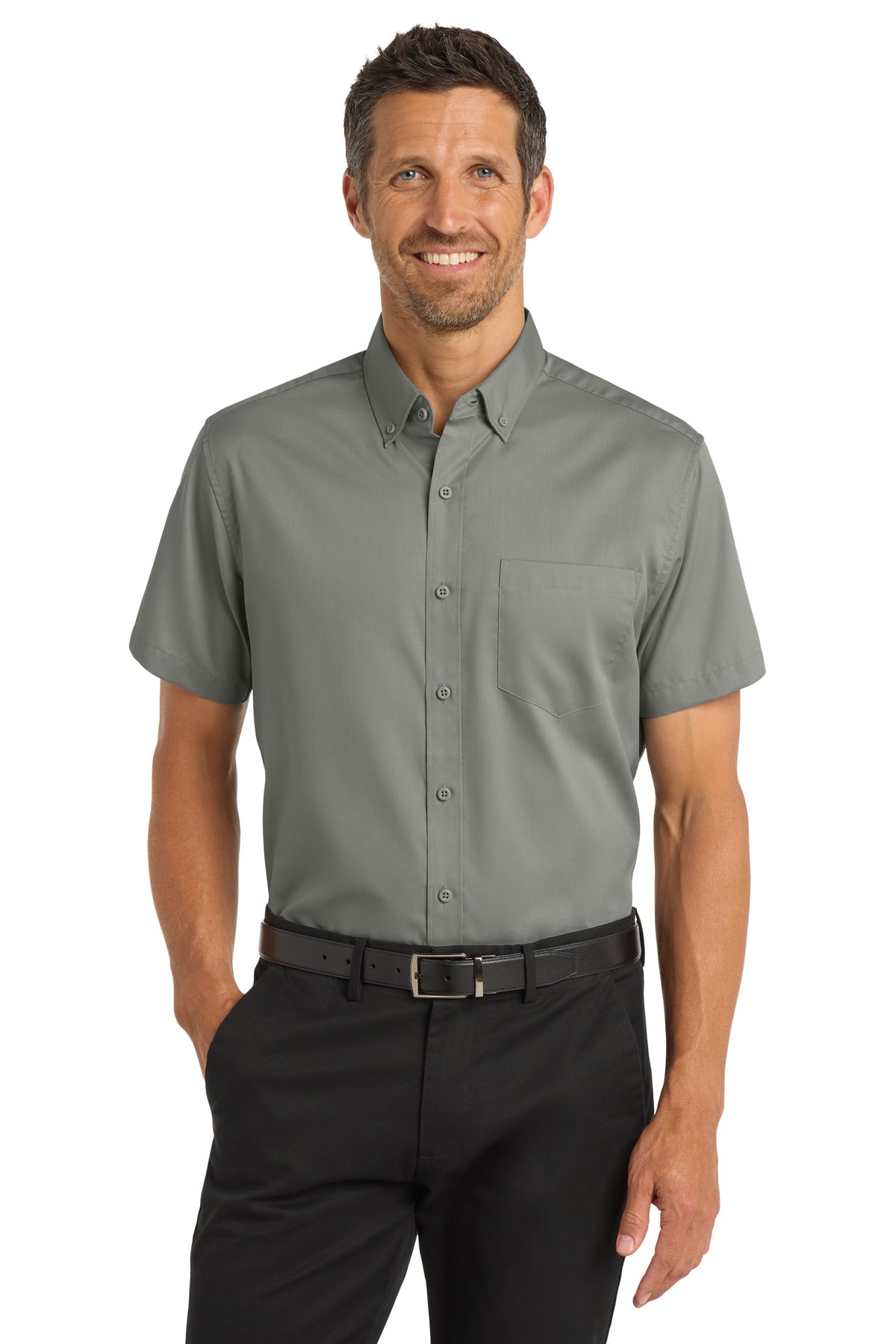 Port Authority   Short Sleeve SuperPro   Twill Shirt. S664