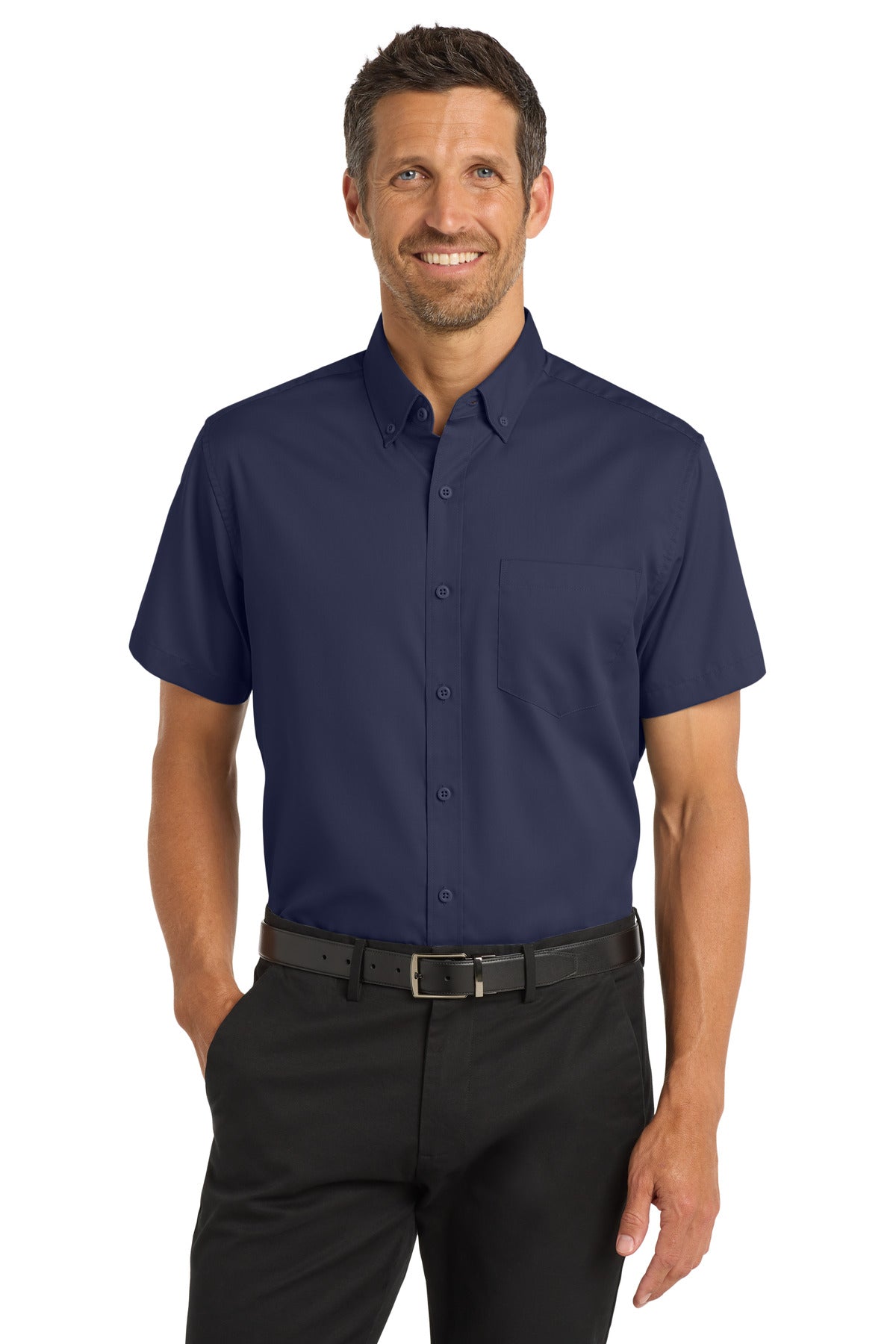 Port Authority   Short Sleeve SuperPro   Twill Shirt. S664