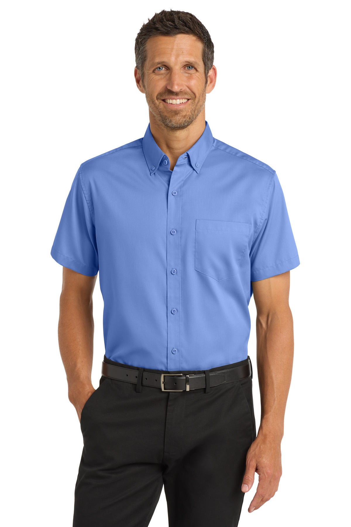 Port Authority   Short Sleeve SuperPro   Twill Shirt. S664