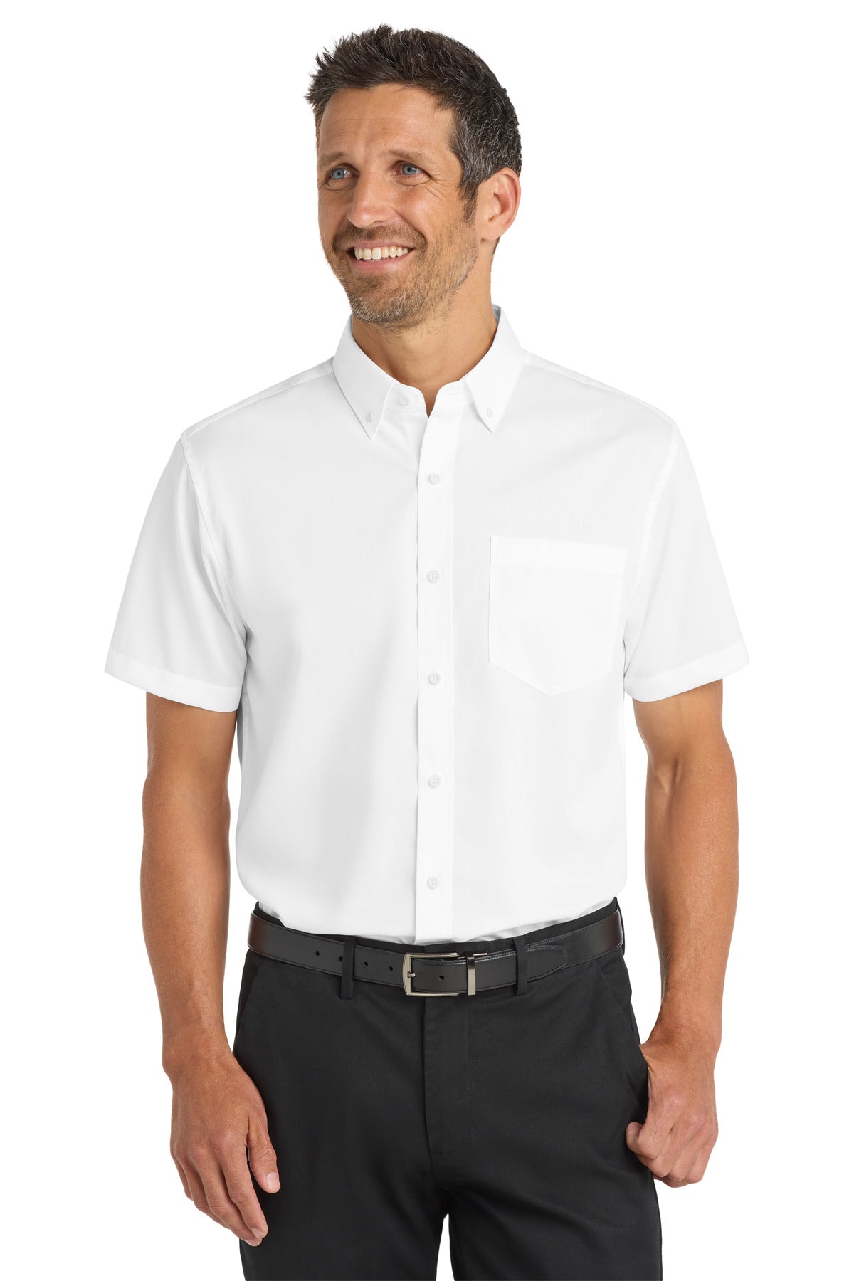 Port Authority   Short Sleeve SuperPro   Twill Shirt. S664