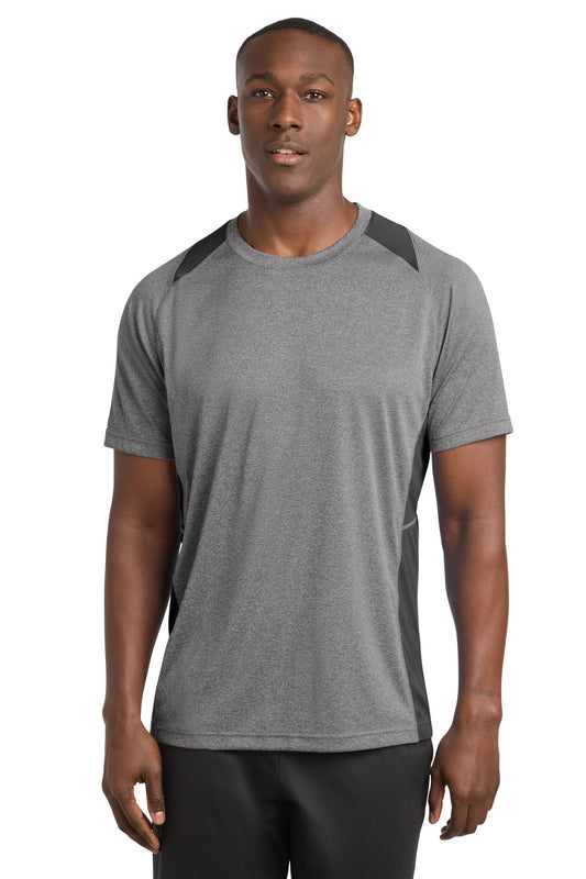 Sport-Tek   Heather Colorblock Contender   Tee. ST361