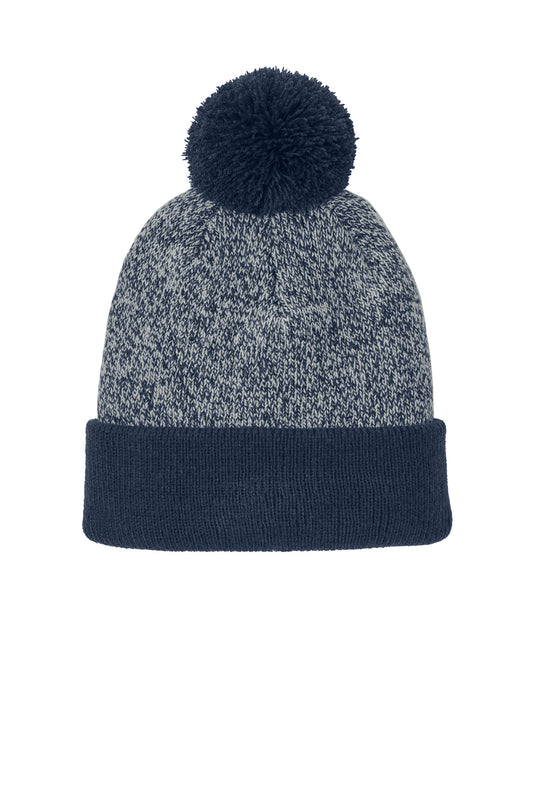 Sport-Tek   Halftime Heather Pom Beanie STC68